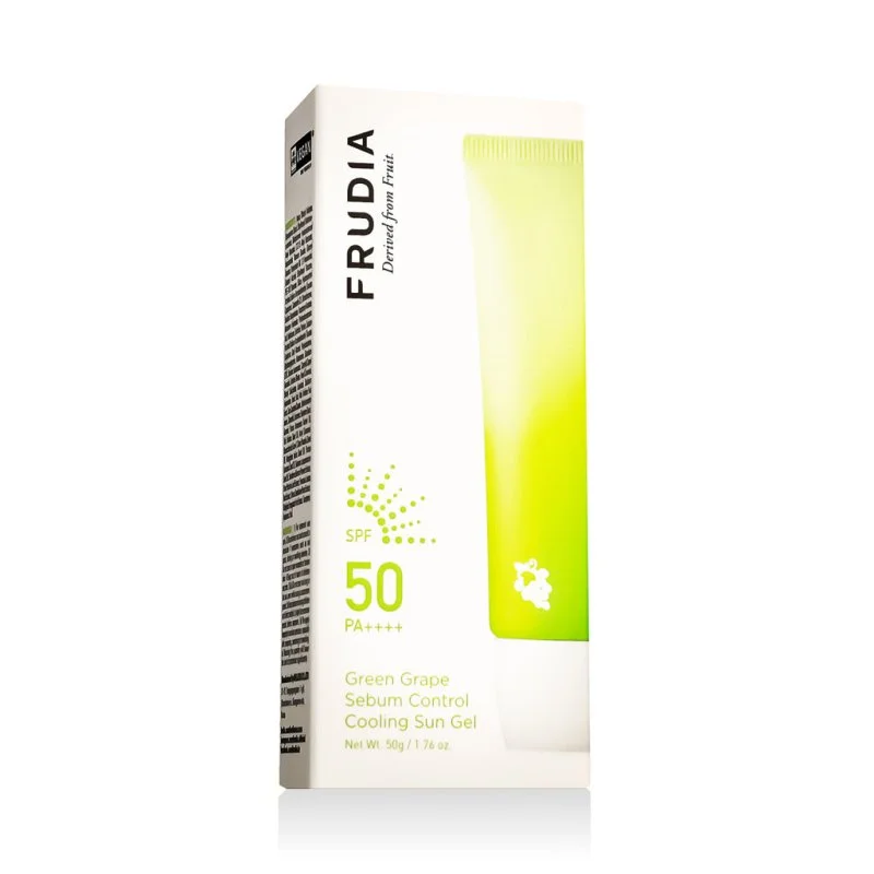 Gel solaire rafraîchissant au raisin vert contrôle du sébum SPF 50 PA++++ 50 g