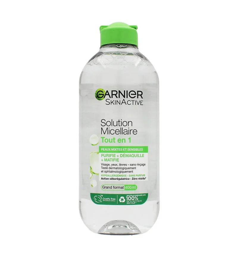 SkinActive All-in-1 Solution Micellaire pour peaux mixtes et sensibles 400 ml