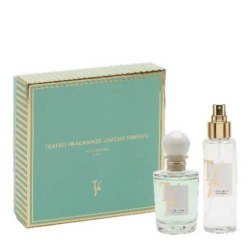 Coffret Verde Lorena Bâtonnets 100 ml Parfum d’ambiance + Spray 100 ml Parfum pour tissus
