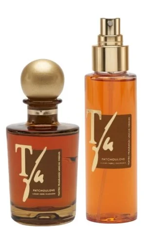 Gift Coffret Patchoulove Bâtonnets 100 ml Parfum d’ambiance + Spray 100 ml Parfum pour tissus
