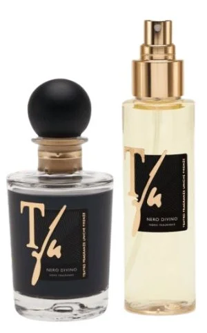 Gift Coffret Nero Divino Bâtonnets 100 ml Parfum d’intérieur + Spray 100 ml Parfum pour textiles