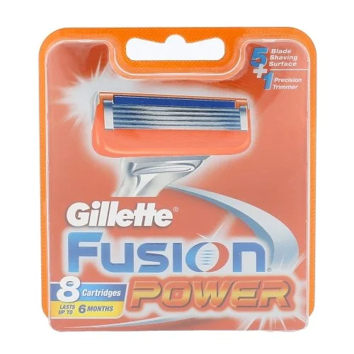 Fusion Power lames de rechange 8 pièces pour homme