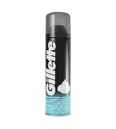 Mousse à raser Sensitive pour peaux sensibles pour hommes 200 ml