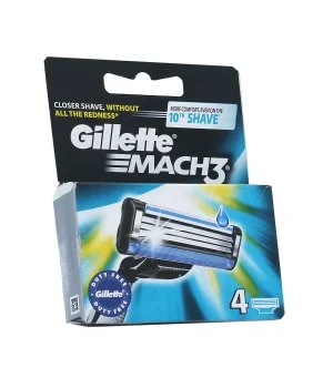 Gillette Lames de rechange Mach3 4 pièces
