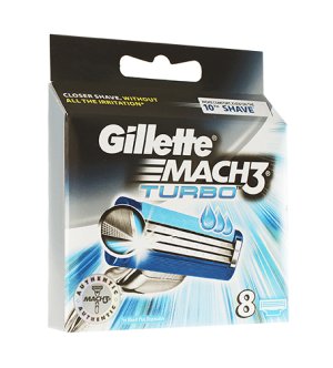 Mach3 Turbo lames de rechange x8 pour hommes