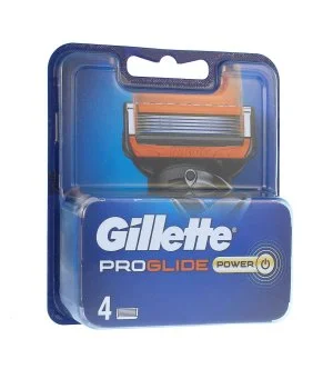 Gillette Fusion5 Proglide Power lames de rechange 4 pièces pour homme