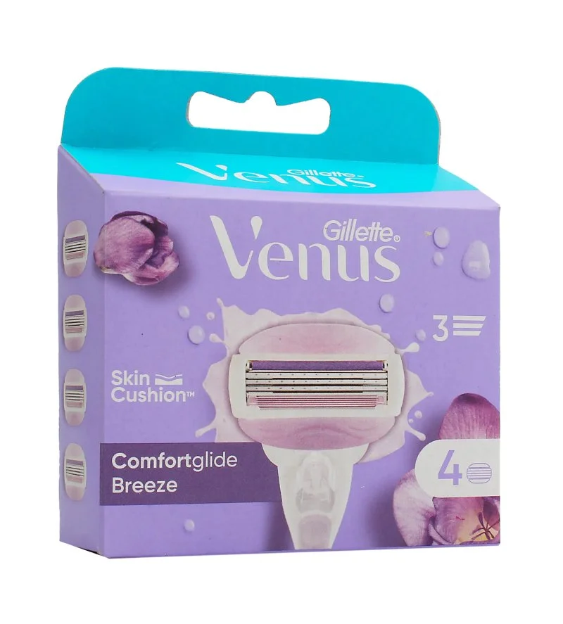 Venus Comfortglide Breeze recharges de lames 4 pièces