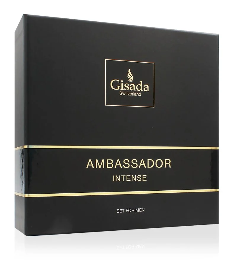 Ambassador Intense coffret cadeau 50 ml + gel douche eau de parfum pour homme