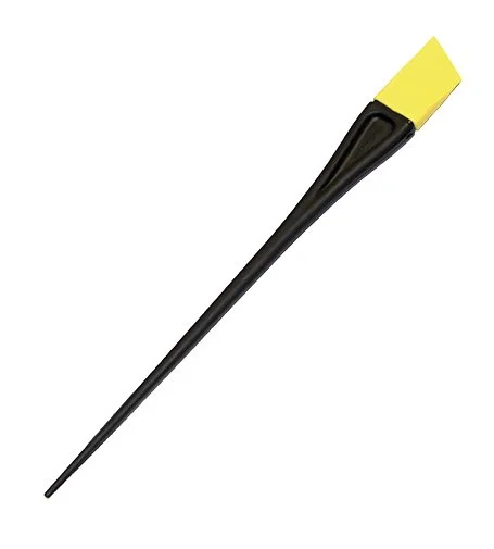 SHADOWS Pinceau couleur en silicone, jaune (biseauté 2,2 cm)