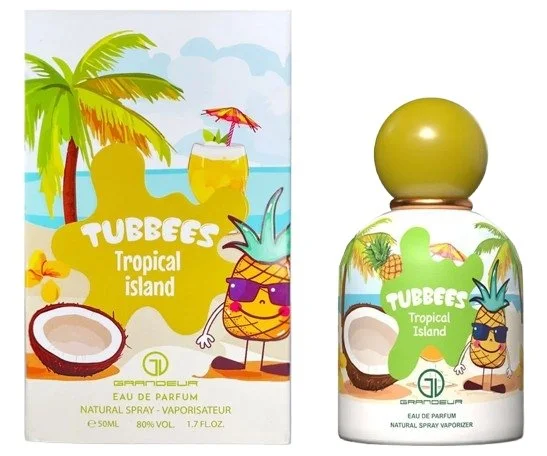 Tubbees Tropical Island Eau de Parfum Unisexe 50 ml