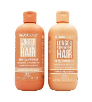 Hairburst Longer Stronger Hair Dry & Damaged coffret pour cheveux secs et abîmés shampooing 350 ml + après-shampooing
