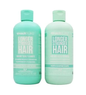 Hairburst Longer Stronger Hair Oily Scalp & Roots coffret pour cheveux gras shampooing 350 ml + après-shampooing