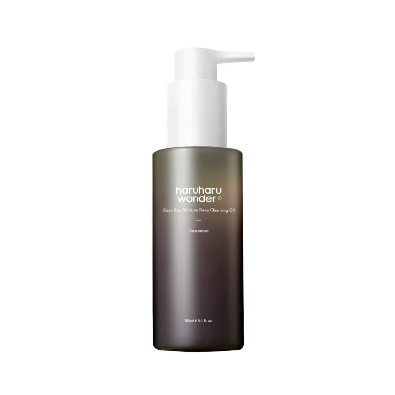 Huile démaquillante hydratante au riz noir - Nettoyage en profondeur 150 ml