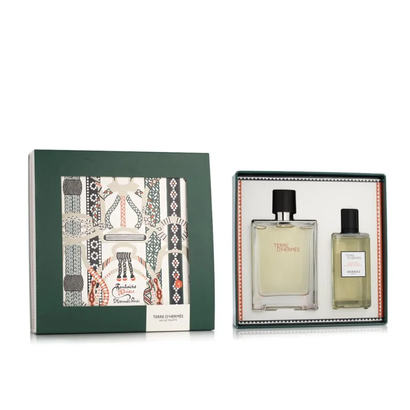 Terre d'Hermès eau de toilette pour homme 100 ml + gel douche 80 ml
