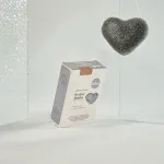 Kvitok Éponge de nettoyage en profondeur Konjac avec charbon noir activé