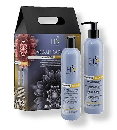 Vegan Radiance Reconstruction coffret Phytostructure Maintenance Shampoo 350 ml + Phytostructure Sealing Effect Conditioner