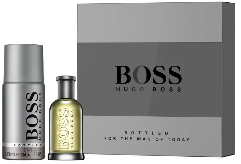 Boss Bottled coffret cadeau 50 ml + déodorant eau de toilette pour homme