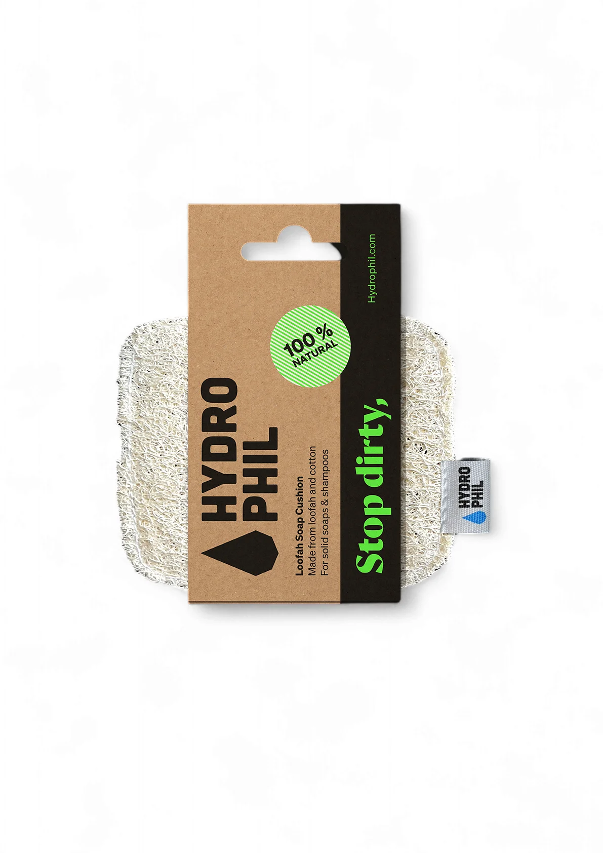 Hydrophil Tapis porte-savon en luffa - absorbe l'excès d'eau