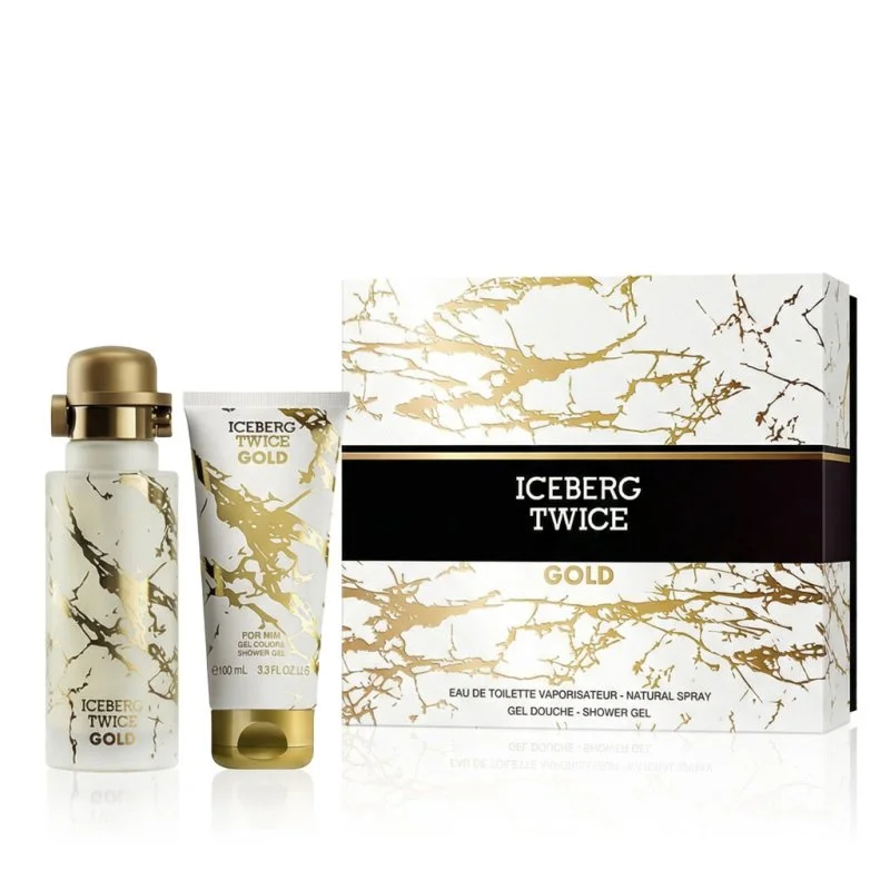 Iceberg Twice Gold Eau de Toilette pour homme 125 ml + Gel Douche 100 ml