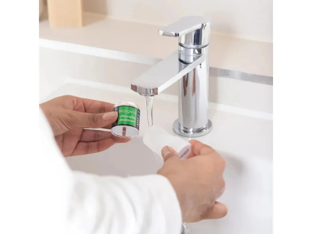 Incognito Déodorant cristal protecteur à la citronnelle (50 ml) - ne sent pas les insectes gênants