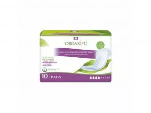 Organyc Serviettes d'incontinence en coton bio EXTRA - 10 pièces