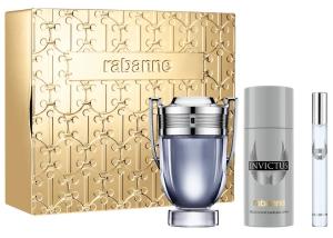 Invictus Eau de Toilette pour homme 100 ml + Mini Eau de Toilette 10 ml + Déodorant en spray