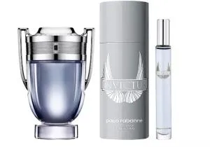 Rabanne Invictus Eau de Toilette pour homme 100 ml + Mini Eau de Toilette 10 ml + Déodorant en spray