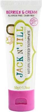 Jack n Jill Dentifrice pour enfants - Milkshake (50 g) - sans fluor, à l'extrait de calendula biologique
