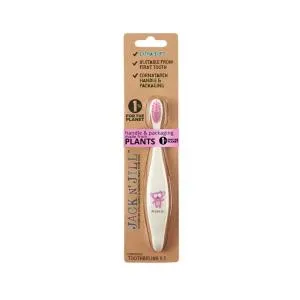 Jack n Jill Brosse à dents pour enfants Éléphant - fabriqué à partir de fécule de maïs