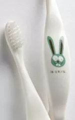 Jack n Jill Brosse à dents pour enfants Bunny - à base de fécule de maïs