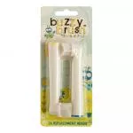 Jack n Jill Têtes de remplacement pour la brosse à dents électrique Buzzy Brush (2 pièces) - pour brosse à dents interactive avec 3 types de mélodies