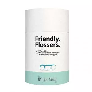 NFco. Fil dentaire Friendly Flossers (45 pièces) - goût menthe