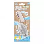 Jack n Jill Brosse à dents en silicone pour bébés (2pcs) étui - pour les enfants de 6 à 12 mois