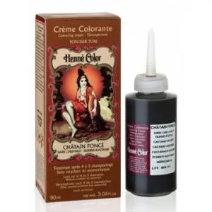 Henné Color Sauce crème fine 90ml Châtaigne foncée