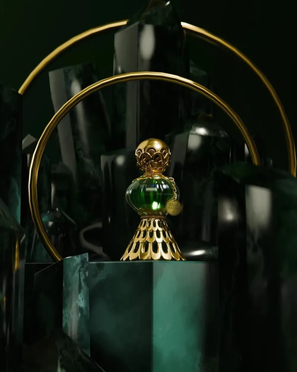 Malika Green huile parfumée pour femmes 20 ml