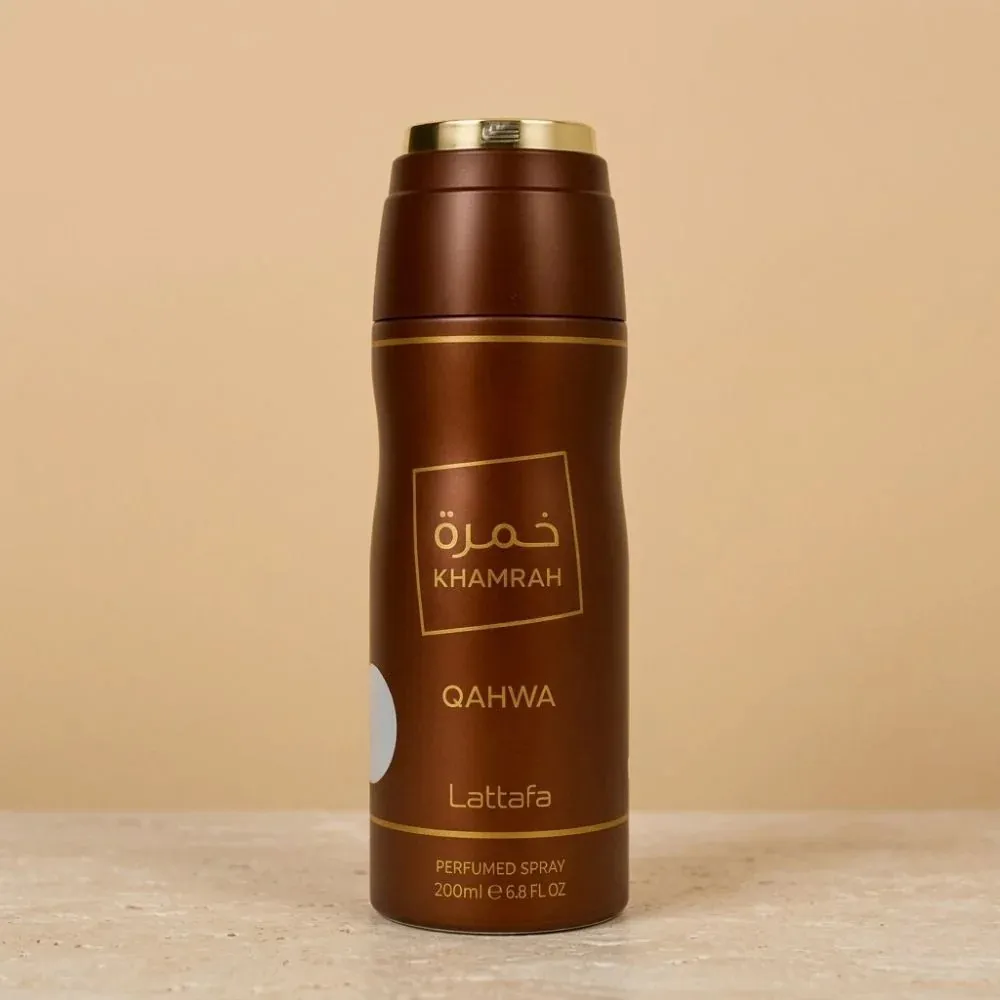Khamrah Qahwa Déodorant en spray unisexe 200 ml