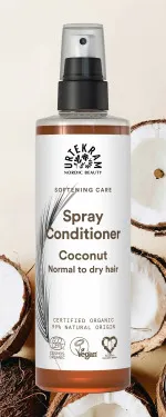 Urtekram Conditionneur en spray noix de coco 250ml BIO, VEG