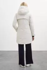 Ecoalf Konguralf jacket woman creamy white