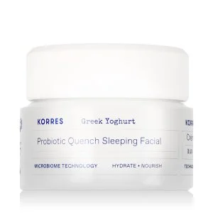Korres Masque de nuit nourrissant pour le visage aux probiotiques au yaourt grec