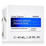 Masque de nuit nourrissant pour le visage aux probiotiques au yaourt grec 40 ml