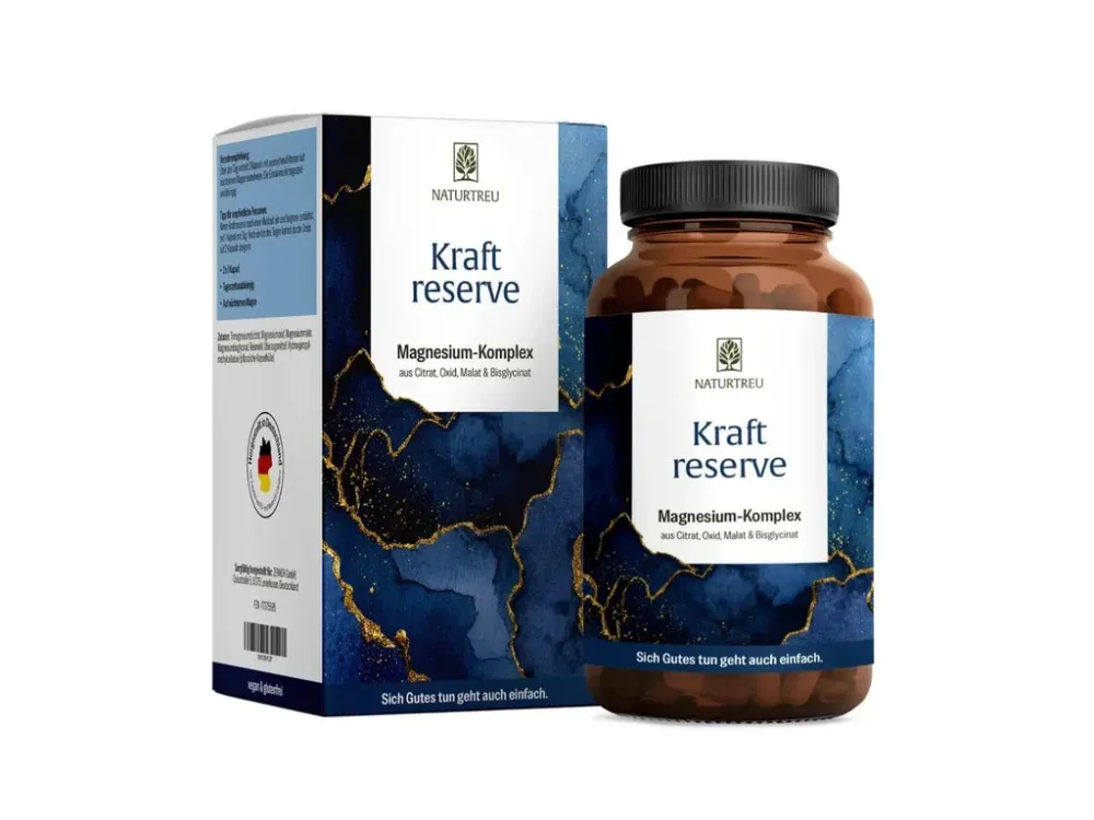 Naturtreu Complexe de magnésium de la Réserve Kraft, 180 gélules végétaliennes