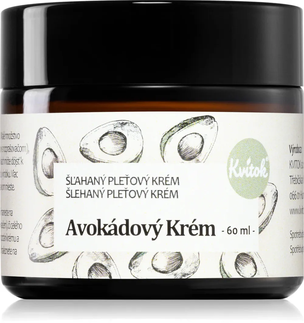 Kvitok Crème d'avocat pour les peaux grasses et à problèmes (60 ml) - nouvelle formule