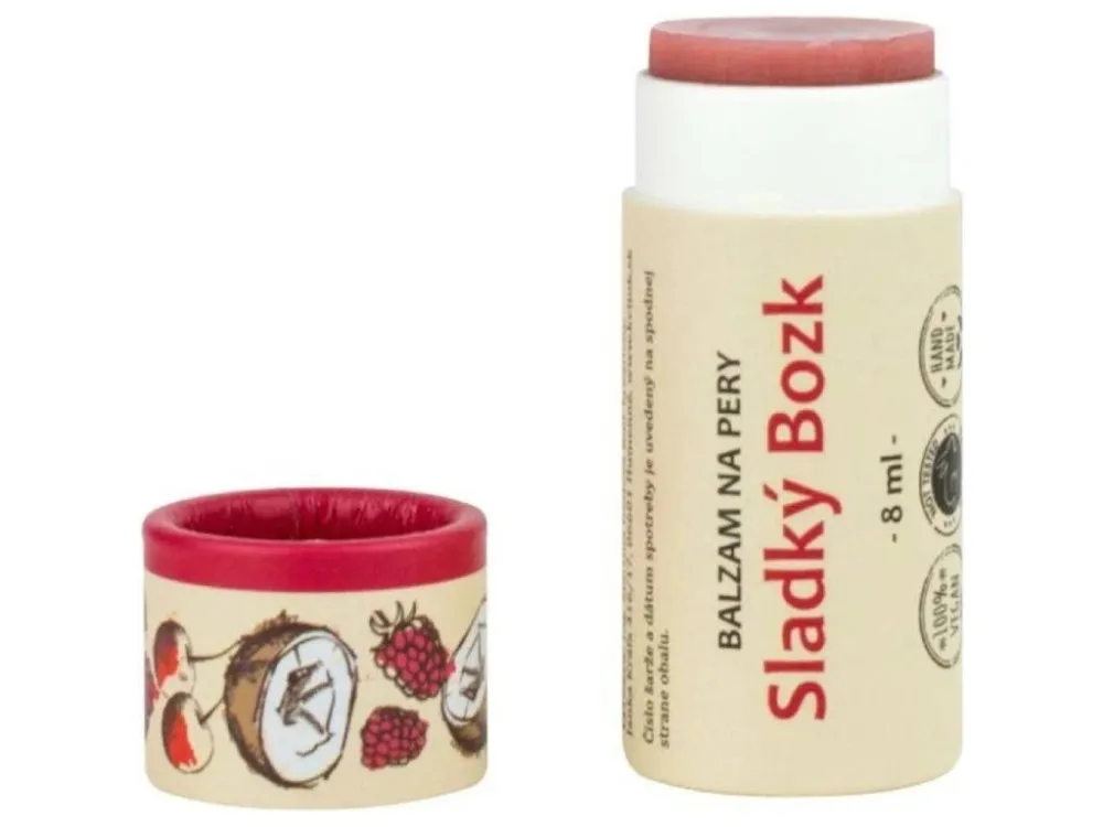 Kvitok Baume à lèvres Sweet Kiss (8 ml) - colore légèrement les lèvres