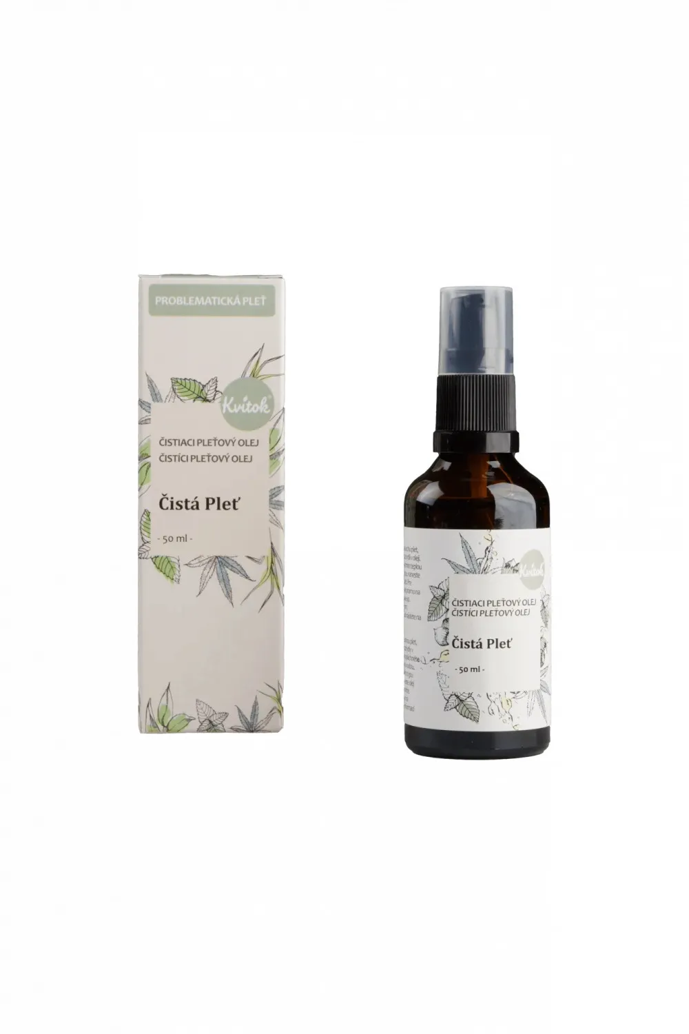 Kvitok Huile nettoyante pour les peaux à problèmes (50 ml) - ne laisse pas de film gras