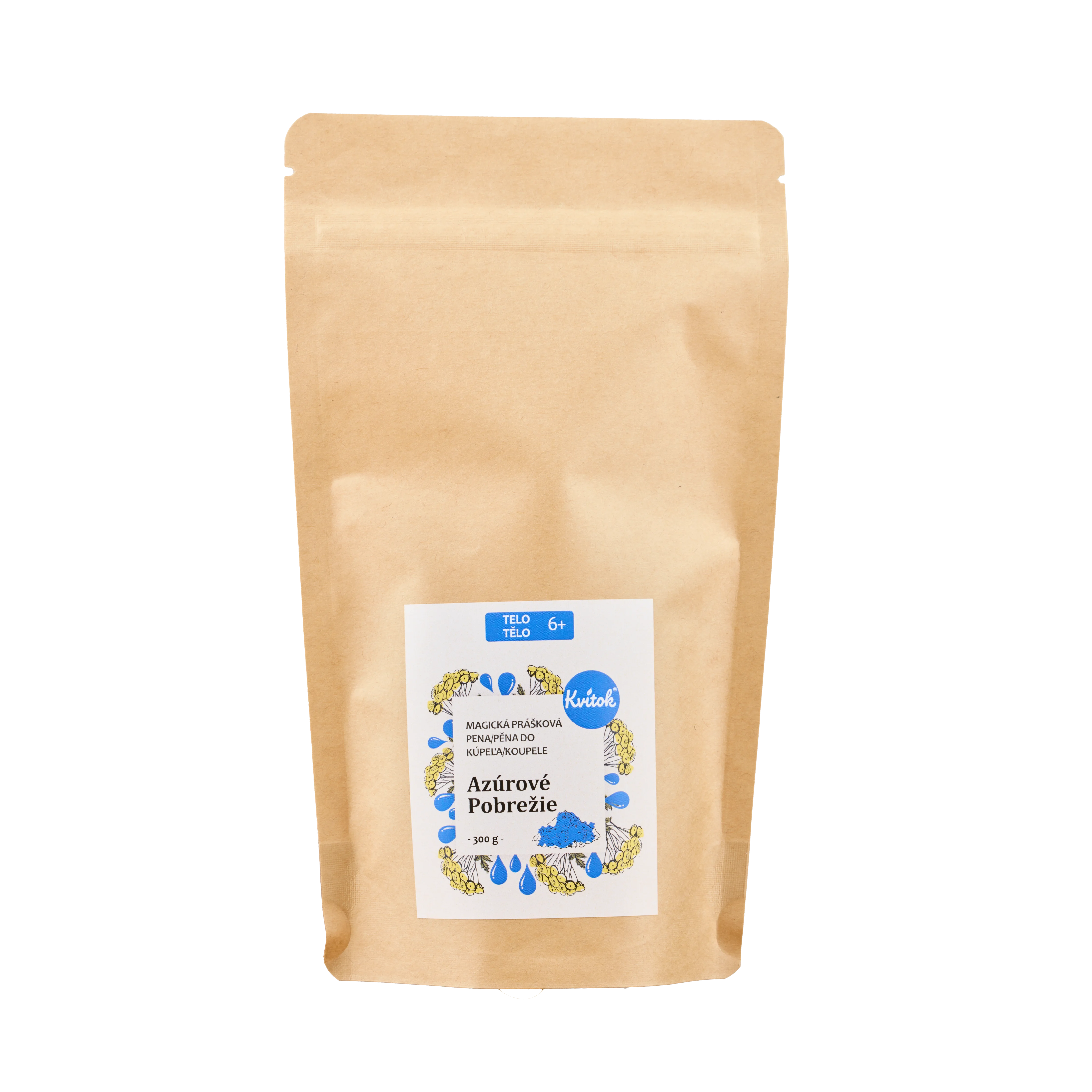 Kvitok Mousse de bain magique Côte d’Azur 300 g - mousse abondamment
