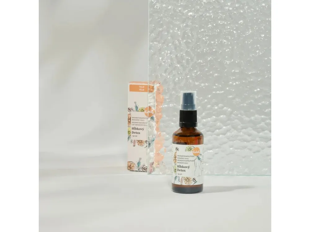 Kvitok Huile de massage contre la cellulite Deep detox (50 ml) - active la microcirculation lymphatique