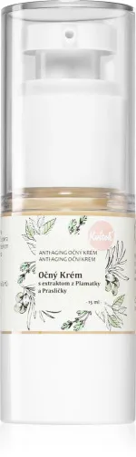 Kvitok Crème pour les yeux - quotidienne (15 ml) - aux extraits de fenugrec et de prêle.