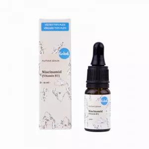 Kvitok Sérum pour le visage - Niacinamide (vitamine B3) (10 ml) - pour les peaux à tendance acnéique, sensibles et matures