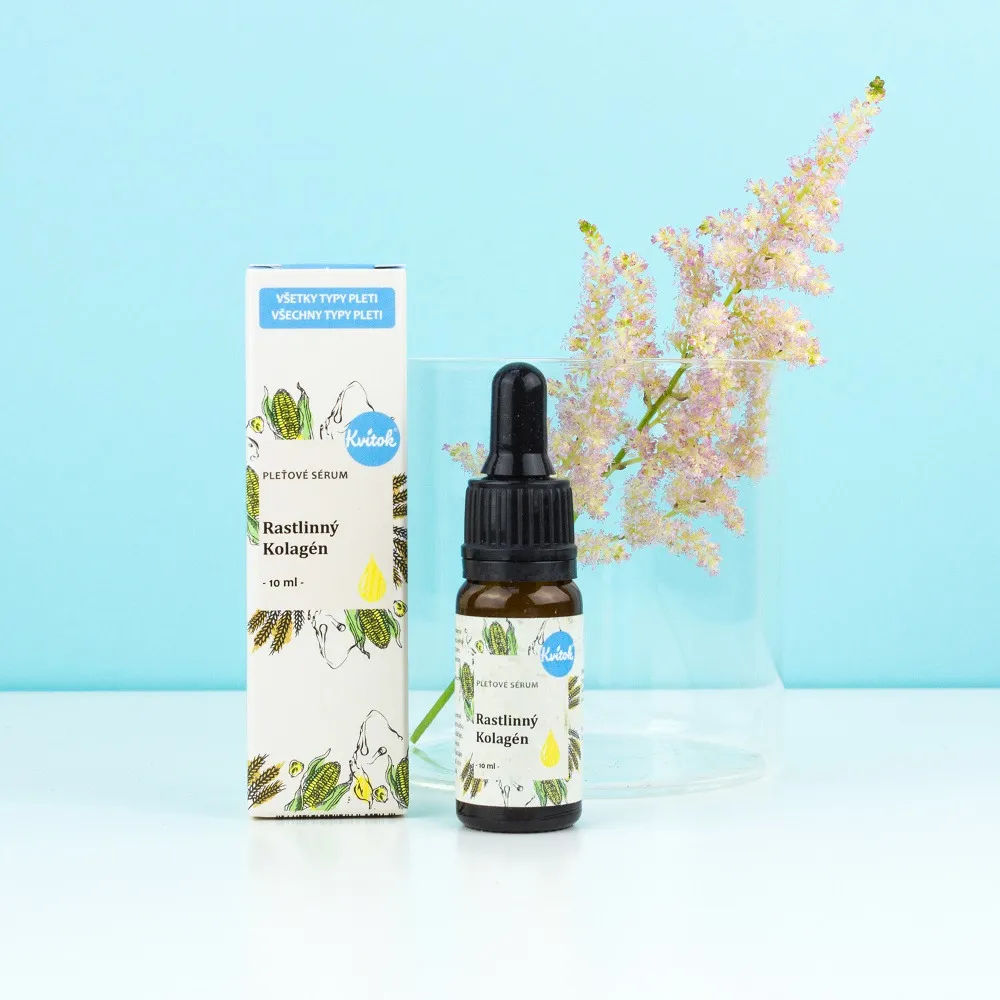 Kvitok Sérum pour la peau - Collagène végétal (10 ml) - lisse et améliore l'élasticité