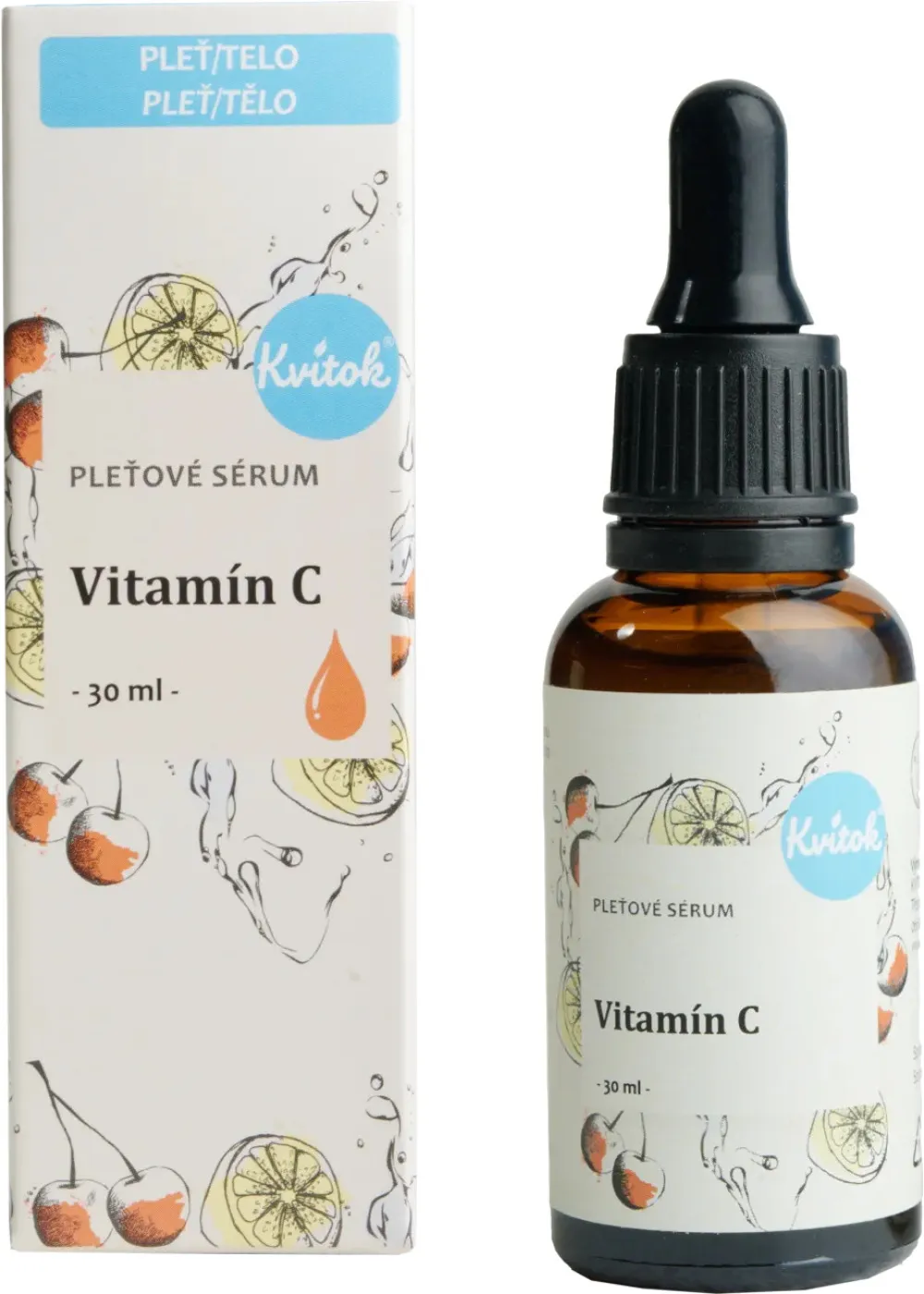 Kvitok Kvitok Facial Serum - Vitamin C (30 ml) - effets anti-âge